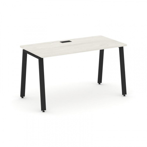 Style Project Стол письменный SN-6A.SP-011 Акация Лорка/Металл Белый 980*700*750 фото 6