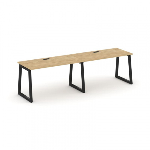 Style Project Рабочая станция 1 сторон. SN-5T1.ORS-014 Акация Лорка/Металл Антрацит/Заглушка Пластик Style Project Рабочая станция 1 сторон. SN-5T1.ORS-014 Акация Лорка/Металл Антрацит/Заглушка Пластик