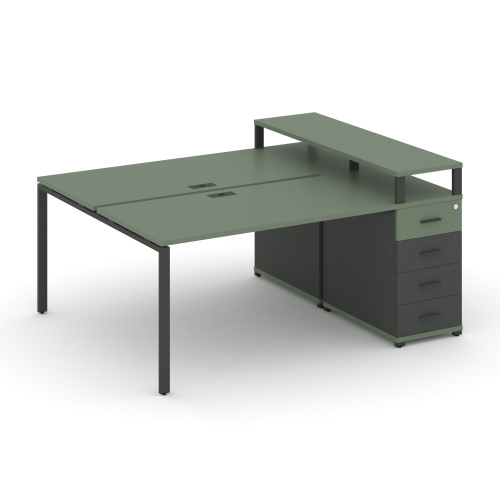 Бенч-система с 1 опорной тумбой Concept CN.DRS-411 фото 2