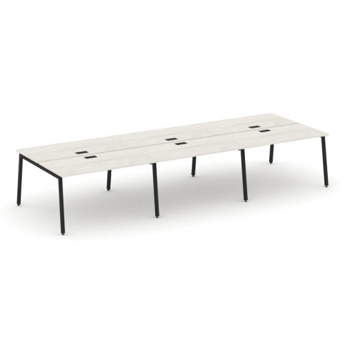 Style Project Рабочая станция 2-х сторон. SN-4A.DRS-072 Дуб Наварра/Металл Антрацит 3540*1432*750 фото 3