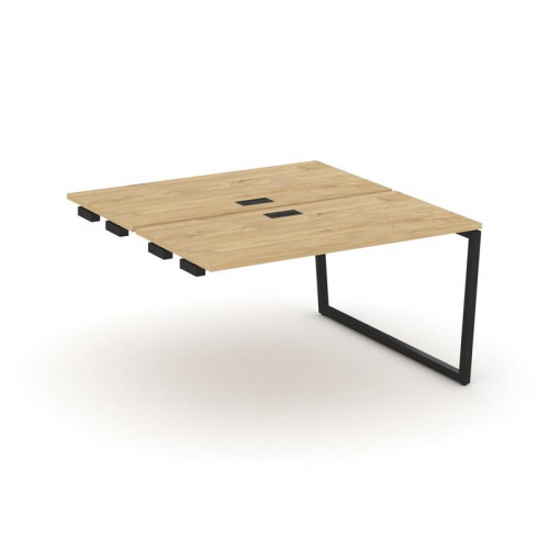 Style Project Стол-приставка к опор. элем. SN-4T2.DPRS-003 Акация Лорка/Металл Антрацит/Заглушка Пла