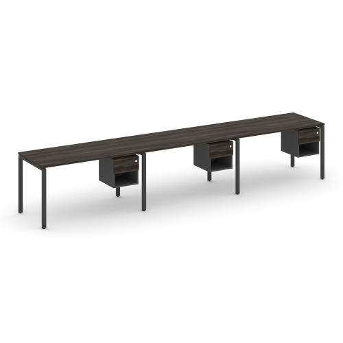 Бенч-система на 3 места с подвесными тумбами Concept CN.ORS-138 фото 3