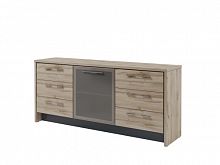 Тумба с дверью в профиле и 6 ящиками Т-13-06Л