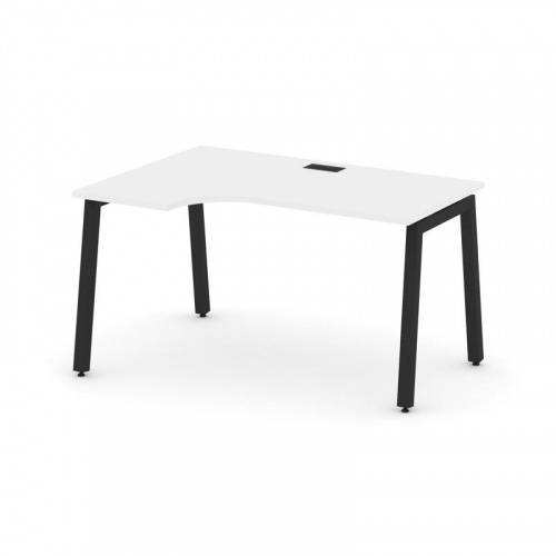 Style Project Стол рабочий эргоном. SN-5A.SPA-002(L) Дуб Табак/Металл Антрацит 1580*600/980*750 фото 4