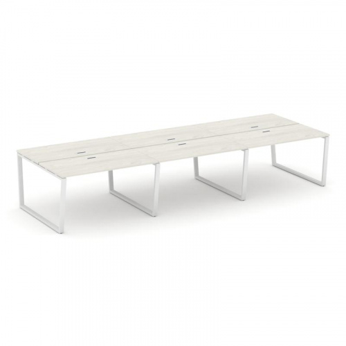 Style Project Рабочая станция 2-х сторон. SN-6T2.DRS-061 Акация Лорка/Металл Антрацит/Заглушка Пласт фото 13