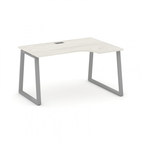 Style Project Стол рабочий эргоном. SN-6T1.SPA-021(R) Акация Лорка/Металл Антрацит/Заглушка Пластик фото 12