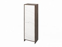 Шкаф для одежды  FI-621.G. Орех Пацифик Табак/Мрамор Леванто белый