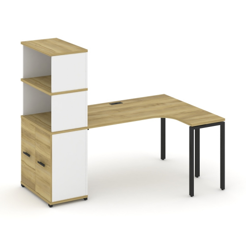 Стол эргономичный с опорным распашным шкафом Concept CN.SA-215(R)