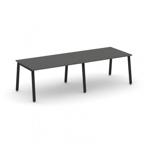 Style Project Стол переговорный SN-6A.SPRG-012.3 Белый/Металл Антрацит 2360*980*750 фото 5