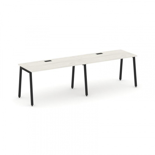 Style Project Рабочая станция 1 сторон. SN-4A.ORS-021 Вяз Благородный/Металл Белый 1960*800*750 фото 11