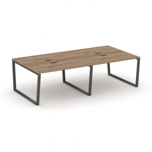 Style Project Рабочая станция 2-х сторон. SN-6T2.DRS-032 Акация Лорка/Металл Антрацит/Заглушка Пласт фото 23