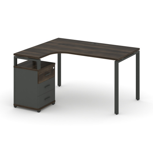 Стол эргономичный с опорной тумбой Concept CN.SA-307(L) Стол эргономичный с опорной тумбой Concept CN.SA-307(L)