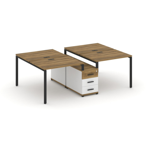 Бенч-система на 4 места с опорной тумбой Concept CN.DRS-309 фото 7