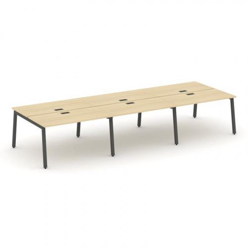 Style Project Рабочая станция 2-х сторон. SN-5A.DRS-083 Дуб Наварра/Металл Антрацит 4140*1632*750 фото 15