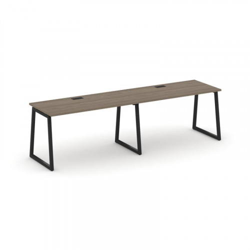 Style Project Рабочая станция 1 сторон. SN-4T1.ORS-021 Акация Лорка/Металл Антрацит/Заглушка Пластик фото 6