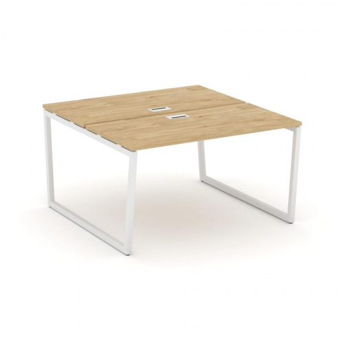 Style Project Рабочая станция 2-х сторон. SN-4T2.DRS-001 Акация Лорка/Металл Антрацит/Заглушка Пласт фото 3