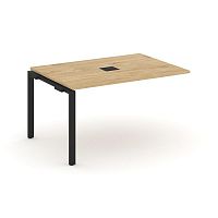 Style Project Проходной наб. элем. перег. стола SN-6P.NSPRG-003 Тиквуд Светлый/Металл Черный 1380*98