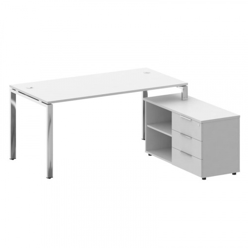 Стол руководителя с тумбой Metal System Direct БГ.СРТ-4.8 (R) фото 3