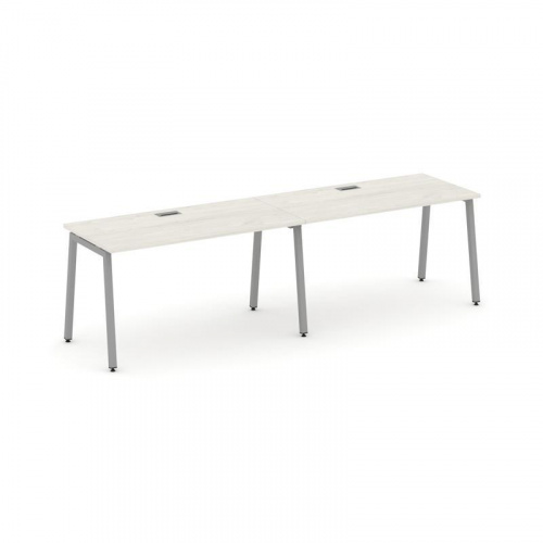 Style Project Рабочая станция 1 сторон. SN-4A.ORS-021 Вяз Благородный/Металл Белый 1960*800*750 фото 3