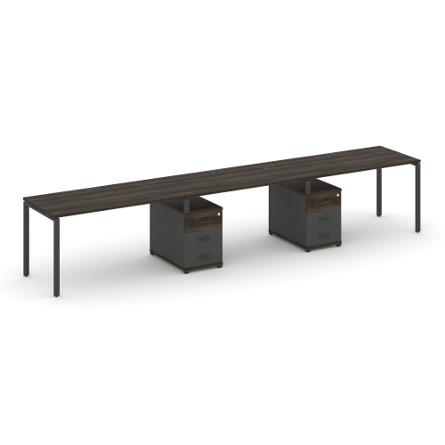 Бенч-система на 3 места с 2 опорными тумбами Concept CN.ORS-336 фото 3