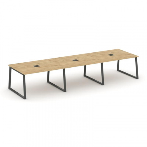 Style Project Стол переговорный SN-6T1.SPRG-054 Акация Лорка/Металл Антрацит/Заглушка Металл Антраци фото 7 Style Project Стол переговорный SN-6T1.SPRG-054 Акация Лорка/Металл Антрацит/Заглушка Металл Антраци фото 7