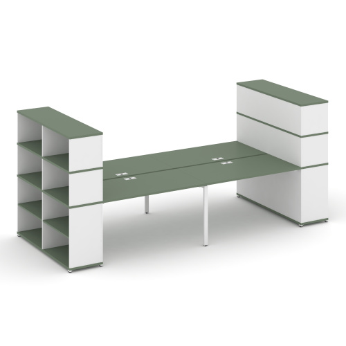 Бенч-система с опорными стеллажами Concept CN.DRS-257