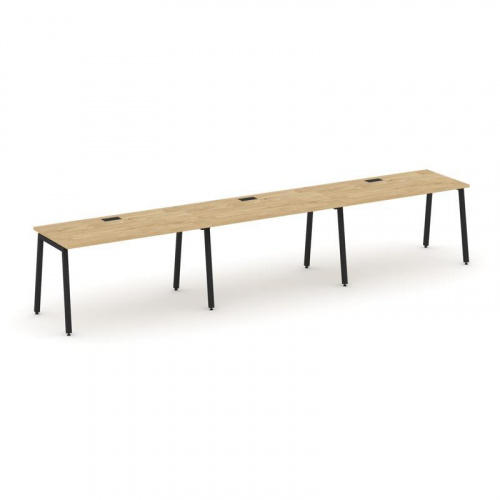 Style Project Рабочая станция 1 сторон. SN-4A.ORS-043 Акация Лорка/Металл Антрацит 4140*700*750 фото 4