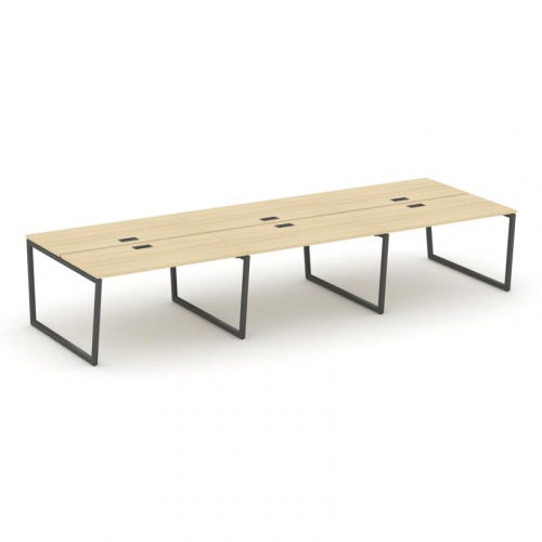 Style Project Рабочая станция 2-х сторон. SN-4T2.DRS-062 Акация Лорка/Металл Антрацит/Заглушка Пласт фото 28