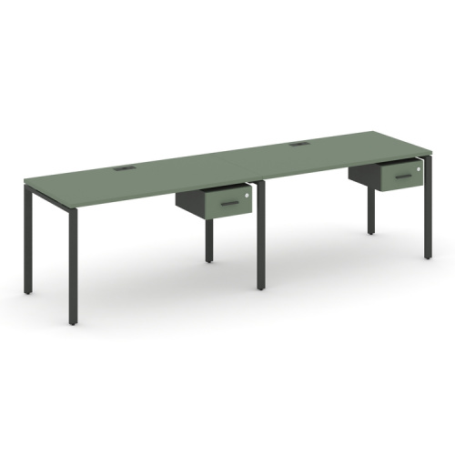 Бенч-система на 2 места с подвесными тумбами Concept CN.ORS-111 фото 2