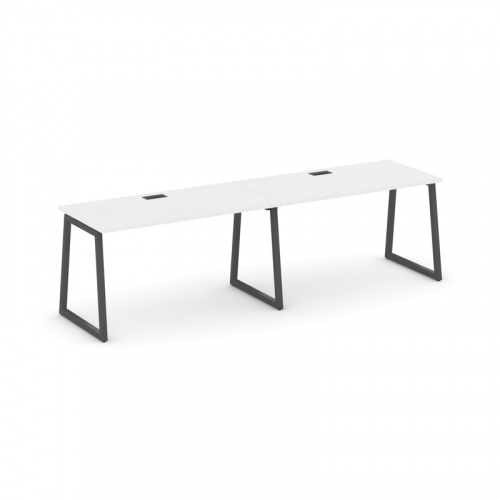 Style Project Рабочая станция 1 сторон. SN-4T1.ORS-021 Акация Лорка/Металл Антрацит/Заглушка Пластик фото 13