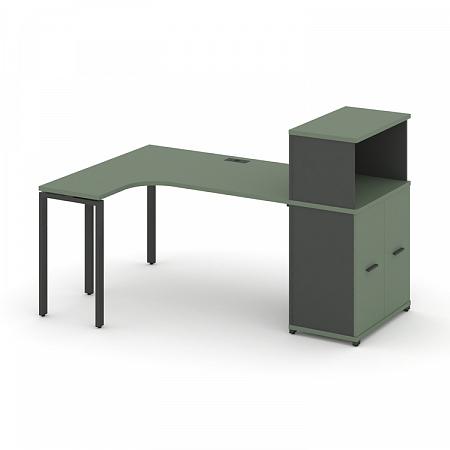 Стол эргономичный с опорным распашным шкафом Concept CN.SA-213(L)