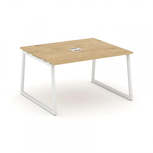 Style Project Стол переговорный SN-4T1.SPRG-032 Акация Лорка/Металл Антрацит/Заглушка Металл Антраци фото 3