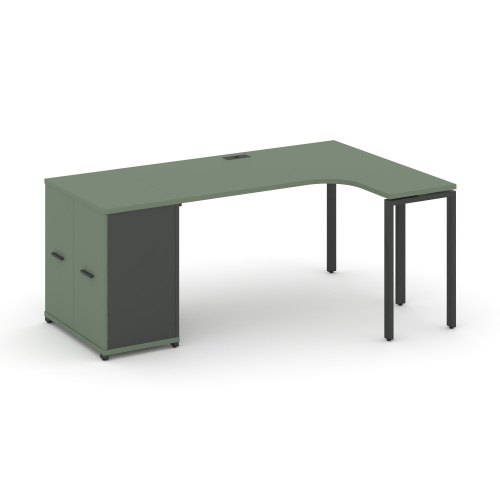 Стол эргономичный с опорным распашным шкафом Concept CN.SA-209(R)
