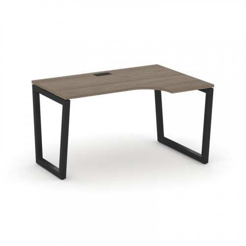 Style Project Стол рабочий эргоном. SN-5T2.SPA-001(R) Акация Лорка/Металл Антрацит/Заглушка Пластик фото 9 Style Project Стол рабочий эргоном. SN-5T2.SPA-001(R) Акация Лорка/Металл Антрацит/Заглушка Пластик фото 9
