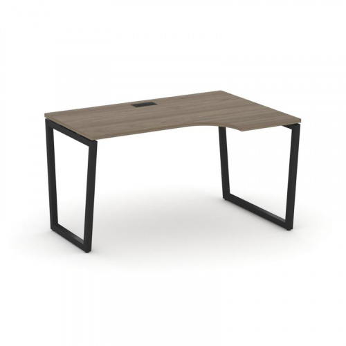 Style Project Стол рабочий эргоном. SN-4T2.SPA-021(R) Акация Лорка/Металл Антрацит/Заглушка Пластик фото 5 Style Project Стол рабочий эргоном. SN-4T2.SPA-021(R) Акация Лорка/Металл Антрацит/Заглушка Пластик фото 5