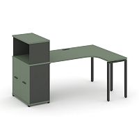 Стол эргономичный с опорным распашным шкафом Concept CN.SA-213(R)