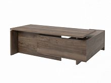 Стол с опорной тумбой FI-121L.DD Орех Пацифик Табак