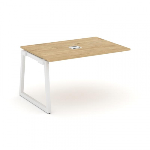 Style Project Проходной наб. элем. перег. стола SN-5T1.NSPRG-003 Акация Лорка/Металл Антрацит/Заглуш фото 3