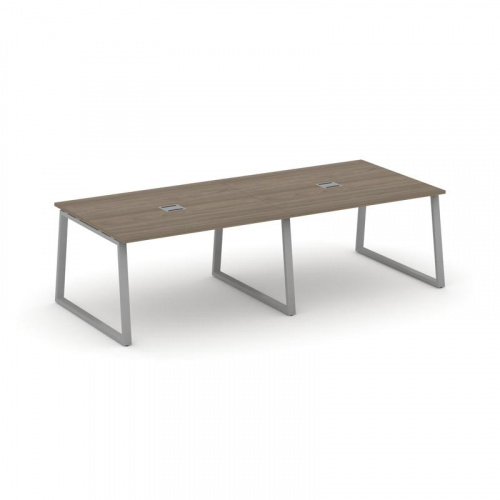 Style Project Стол переговорный SN-6T1.SPRG-044 Акация Лорка/Металл Антрацит/Заглушка Металл Антраци фото 15