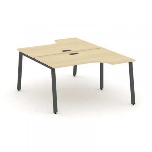 Style Project Рабочая станция эргоном. SN-6A.DRPA-022 Дуб Табак/Металл Белый 1580*1632/1992*750 фото 26