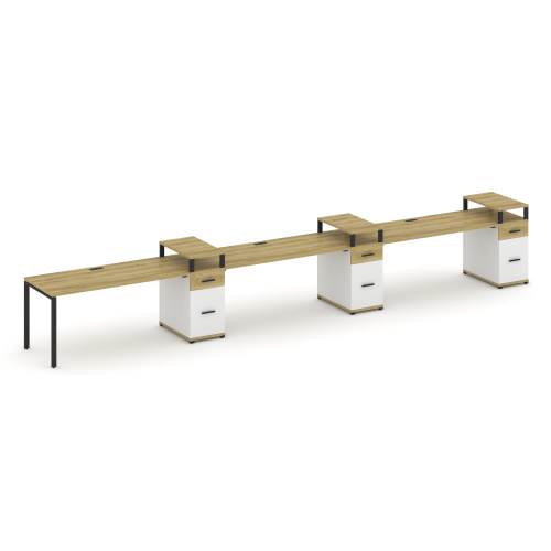 Бенч-система на 3 места с 3 опорными тумбами Concept CN.ORS-464 фото 6