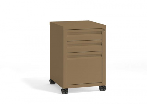 Riva Metal Тумба мобильная металлическая (центральный замок) RM.TM-21.1 Металл Мокко 440*494*658