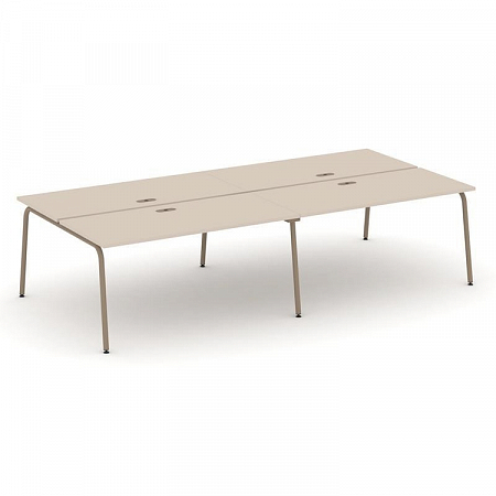 Бенч-система на 4 места Estetica ES.D.RS-4.4-LK