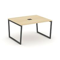 Style Project Стол переговорный SN-4T2.SPRG-032 Акация Лорка/Металл Антрацит/Заглушка Металл Антраци