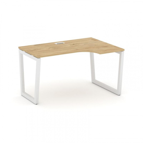 Style Project Стол рабочий эргоном. SN-5T2.SPA-001(R) Акация Лорка/Металл Антрацит/Заглушка Пластик фото 3 Style Project Стол рабочий эргоном. SN-5T2.SPA-001(R) Акация Лорка/Металл Антрацит/Заглушка Пластик фото 3