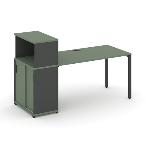 Стол офисный с опорным шкафом-купе Concept CN.SP-238