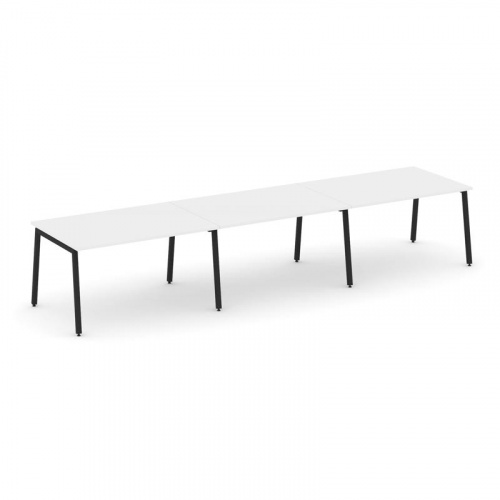 Style Project Стол переговорный SN-4A.SPRG-024.3 Вяз Благородный/Металл Белый 4740*980*750 фото 11