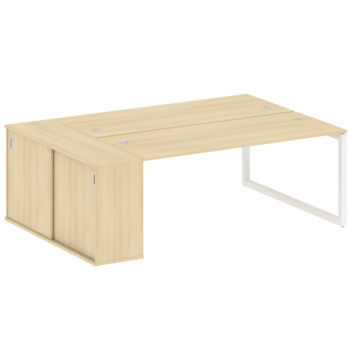 Бенч-система с шкафом-купе на О-обр. м/к Metal System Quattro 50БО.РС-СШК-1.5 фото 15