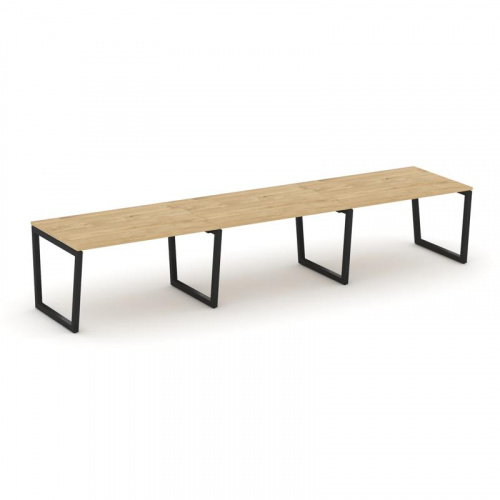 Style Project Стол переговорный SN-5T2.SPRG-022.3 Акация Лорка/Металл Антрацит 3540*980*750