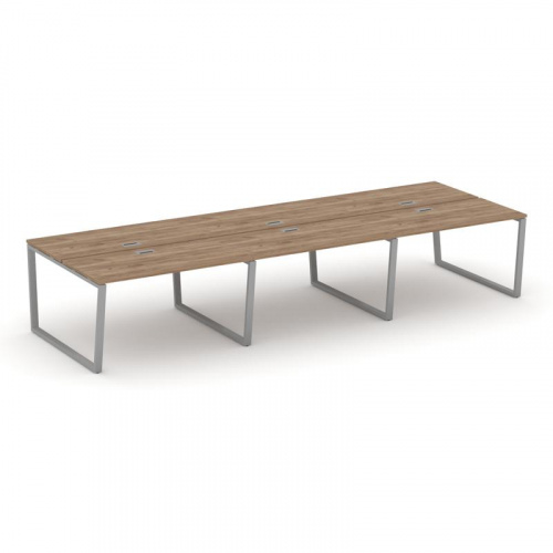 Style Project Рабочая станция 2-х сторон. SN-6T2.DRS-061 Акация Лорка/Металл Антрацит/Заглушка Пласт фото 10